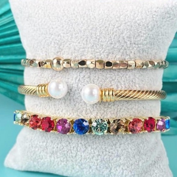 Park Lane Rainbow Micro Impression Bracelet-BNIB!! - Picture 1 of 7